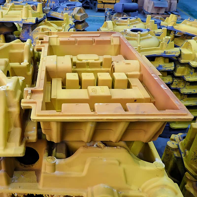 Coated sand shell casting - sand shell